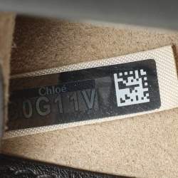 Chloé Black Leather and Suede Small Nile Bracelet Crossbody Bag