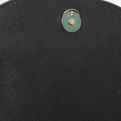 Chloé Black Leather and Suede Small Nile Bracelet Crossbody Bag