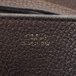 Chloé Black Leather Mini Drew Chian Shoulder Bag