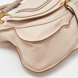 Chloe Off White Grained Leather Marcie Shoulder Bag