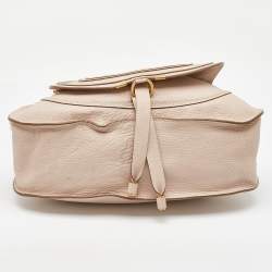 Chloe Off White Grained Leather Marcie Shoulder Bag