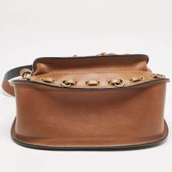 Chloe Brown Leather Small Hudson Fringe Shoulder Bag