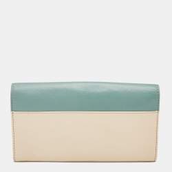 Chloe Multicolor Leather Envelope Continental Wallet