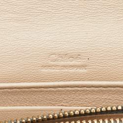 Chloe Multicolor Leather Envelope Continental Wallet
