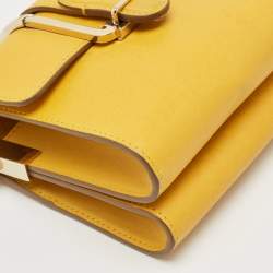 Pre Owned Chloe Yellow Leather Bronte Crossbody Bag