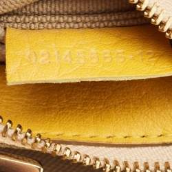 Pre Owned Chloe Yellow Leather Bronte Crossbody Bag