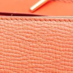 Chloe Red Leather Small Drew Shoulder Bag