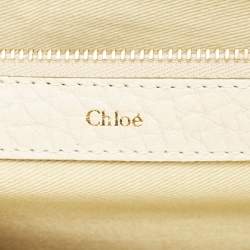 Chloe Metallic Striped Leather Medium Crystal Sally Flap Shoulder Bag