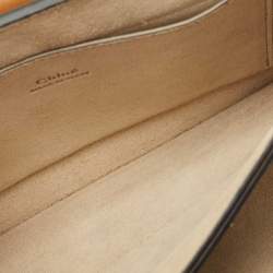 Chloe Brown/Tan Leather and Suede Small Faye Shoulder Bag