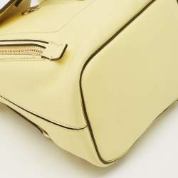 Chloe Yellow Leather and Suede Mini Faye Daye Backpack