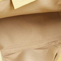 Chloe Yellow Leather and Suede Mini Faye Daye Backpack