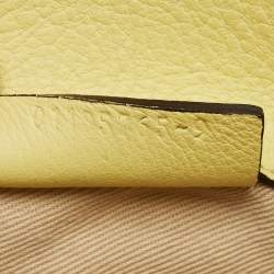 Chloe Yellow Leather and Suede Mini Faye Daye Backpack