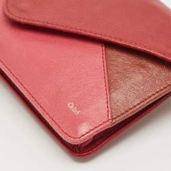 Chloe Multicolor Leather Envelope Flap Chain Clutch