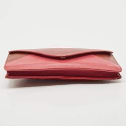 Chloe Multicolor Leather Envelope Flap Chain Clutch