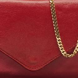 Chloe Multicolor Leather Envelope Flap Chain Clutch