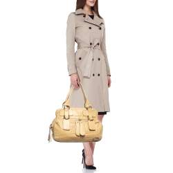 Chloe Tan Leather Bay Satchel