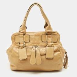 Chloe Tan Leather Bay Satchel