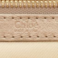 Chloe Tan Leather Bay Satchel