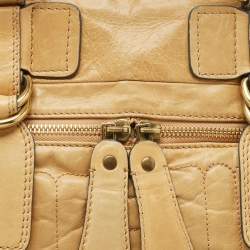Chloe Tan Leather Bay Satchel