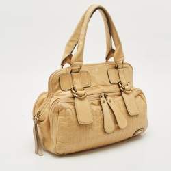 Chloe Tan Leather Bay Satchel