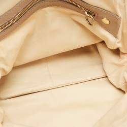 Chloe Off Whited Leather Bay Satchel
