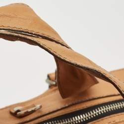 Chloe Tan Leather Betty Zip Satchel