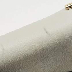 Chloe Grey/Multicolor Leather and Suede Studded Patchwork Small Drew Bag