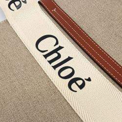 Chloe Multicolor Fabric Woody Large Bag