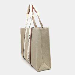 Chloe Multicolor Fabric Woody Large Bag