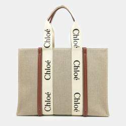 Chloe Multicolor Fabric Woody Large Bag