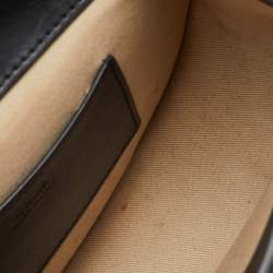 Chloe Black Leather and Suede Small Tess Shoulder Bag