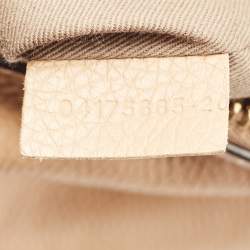 Chloe Two Tone Brown Leather Medium Marcie Shoulder Bag