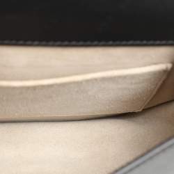 Chloé Black Leather and Suede Small Nile Bracelet Crossbody Bag