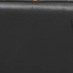 Chloé Black Leather and Suede Small Nile Bracelet Crossbody Bag