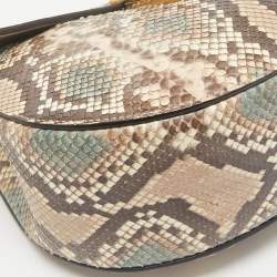 Chloe Multicolor Python Medium Drew Shoulder Bag