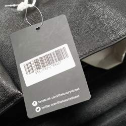 Pre Owned Chloe Black Leather Large Elsie Shoulder Bag