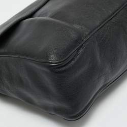 Pre Owned Chloe Black Leather Large Elsie Shoulder Bag