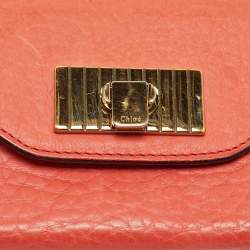 Chloe Orange Leather Sally Wallet