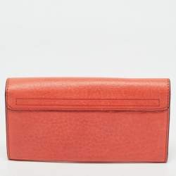 Chloe Orange Leather Sally Wallet