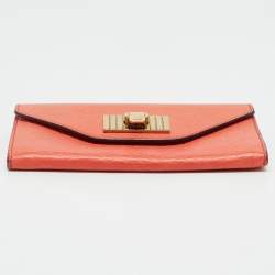 Chloe Orange Leather Sally Wallet