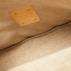 Pre Owned Chloe Off White Quilted Leather Mini Drew Bijou Shoulder Bag