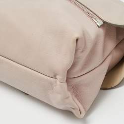 Chloe Pink/Beige Leather Dalston Shoulder Bag
