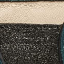 Chloe Green Snakeskin Mini Marcie Crossbody Bag