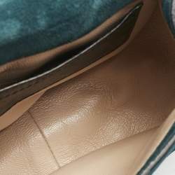 Chloe Green Snakeskin Mini Marcie Crossbody Bag
