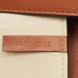 Chloe Brown Leather and Suede Mini Faye Shoulder Bag