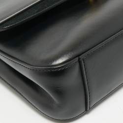 Pre Owned Chloe Black Leather C Top Handle Bag