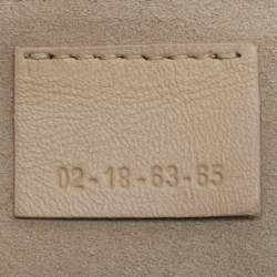 Pre Owned Chloe Burgundy Leather and Suede Medium Drew Shoulder Bag