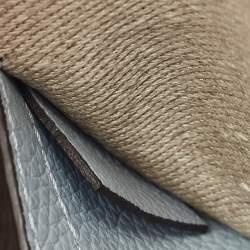 Pre Owned حقيبة السرج مارسي كلوي جلد أزرق مشرق صغيرة