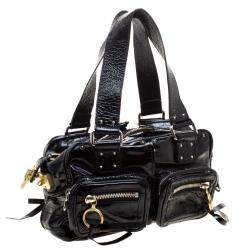 Pre Owned Chloe Black Patent Leather Betty Bag