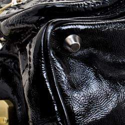 Pre Owned Chloe Black Patent Leather Betty Bag